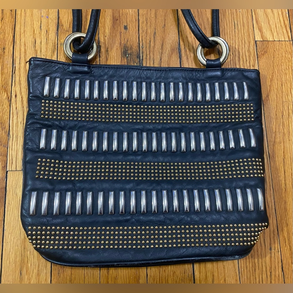 [Vintage] Bags by Pinky: Studded crossbody purse
